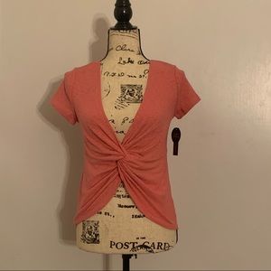 No Boundaries Orange Blouse